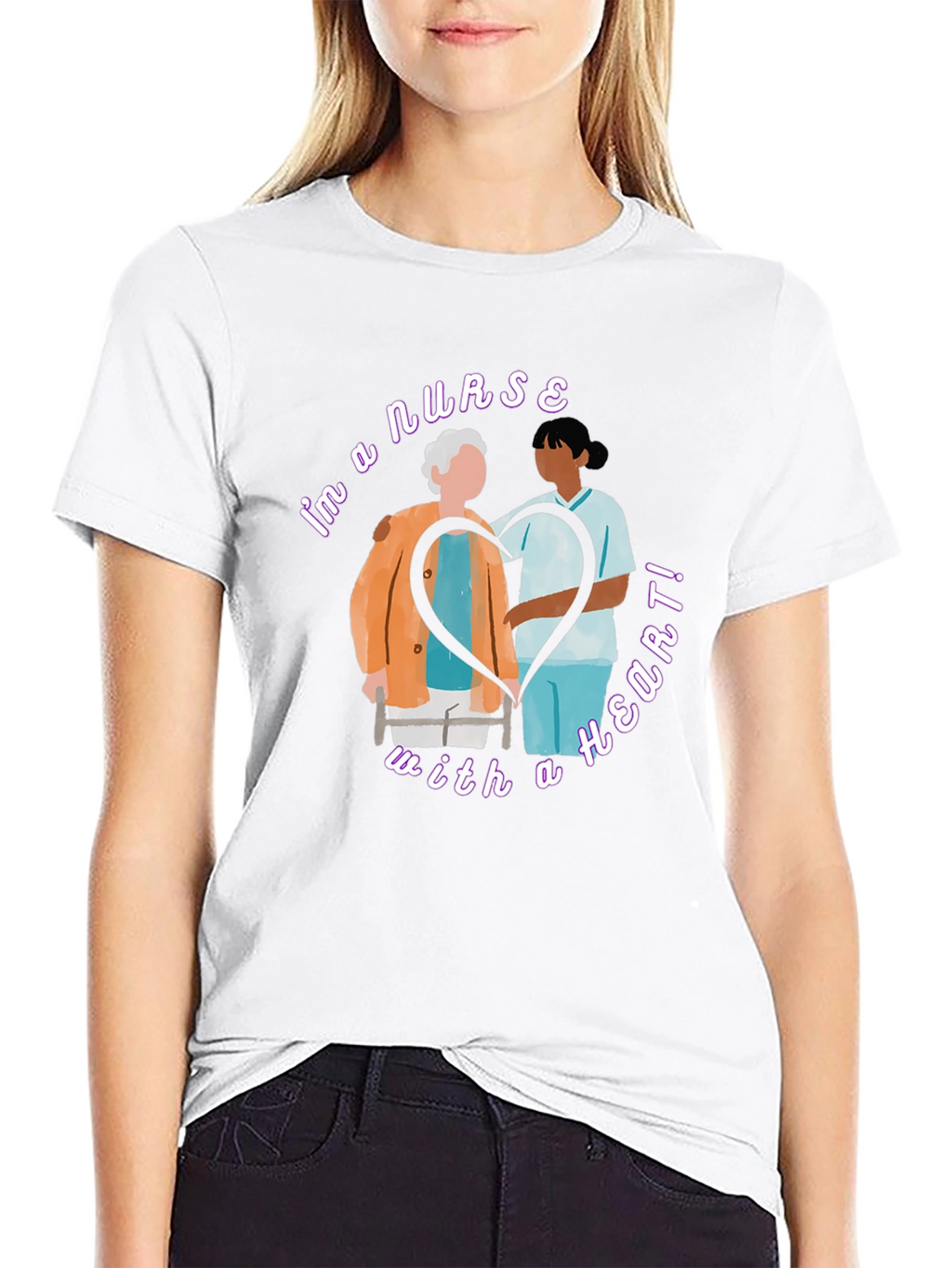 Nurse With A Heart T-Shirt