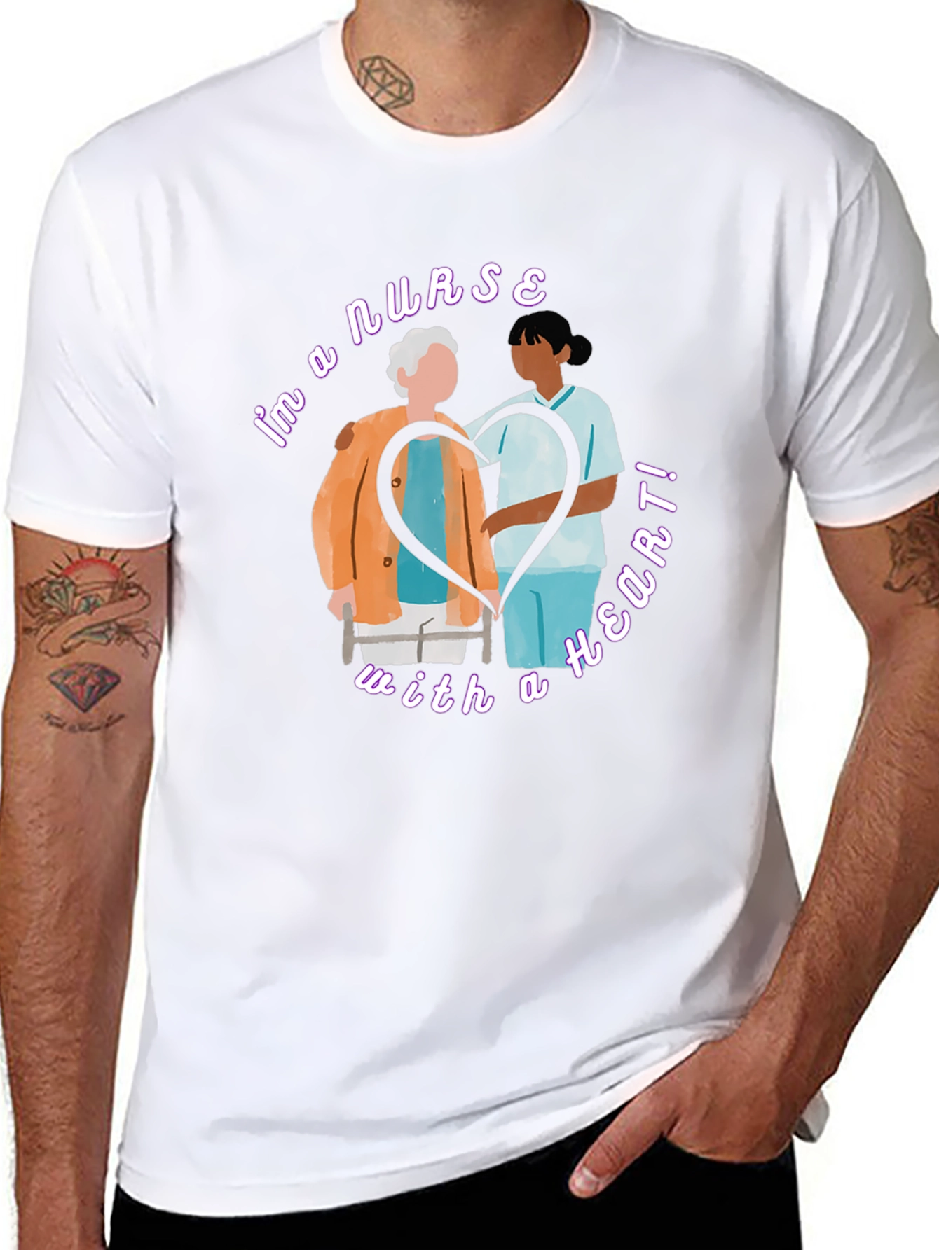Nurse With A Heart T-Shirt