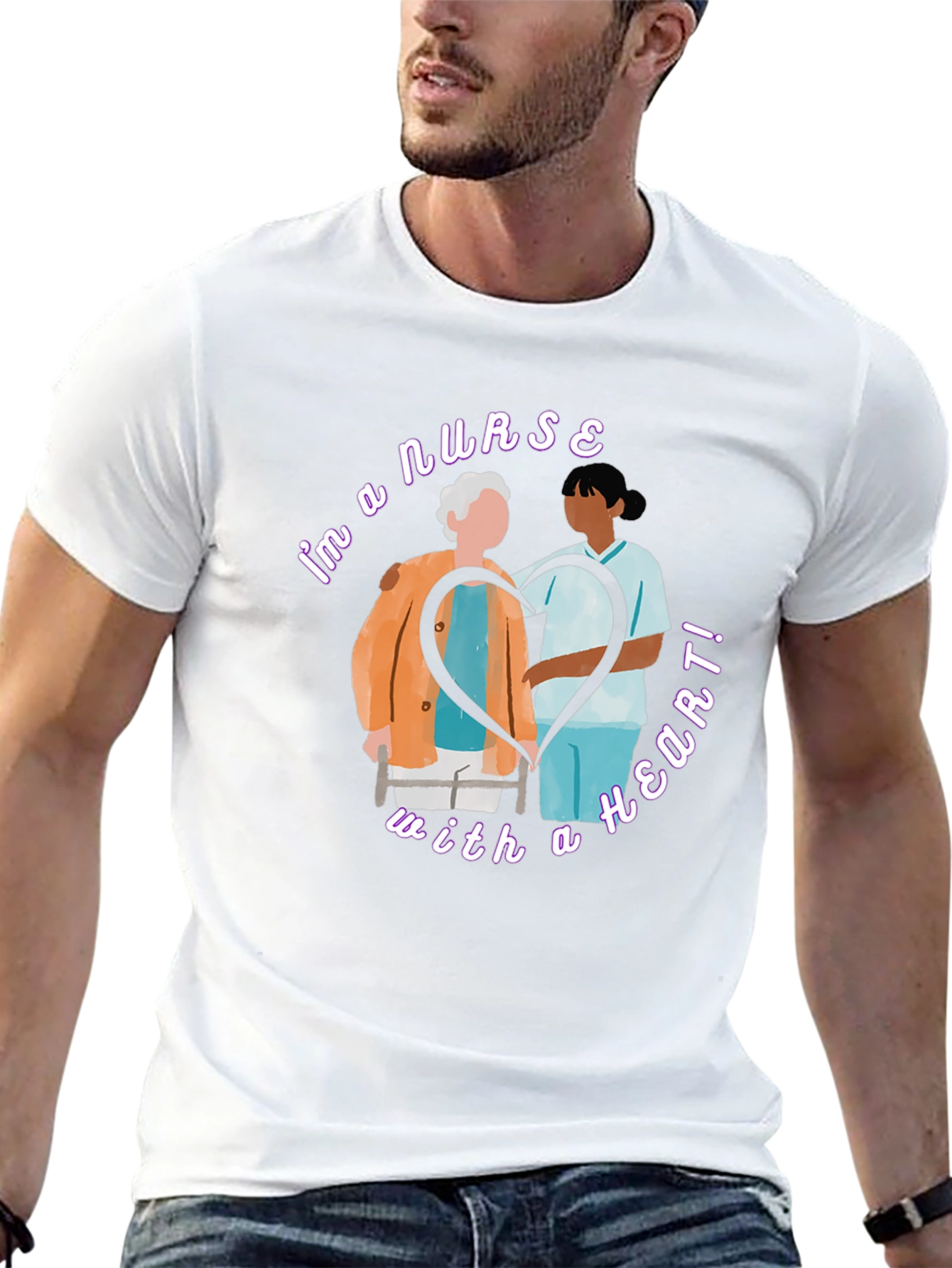 Nurse With A Heart T-Shirt
