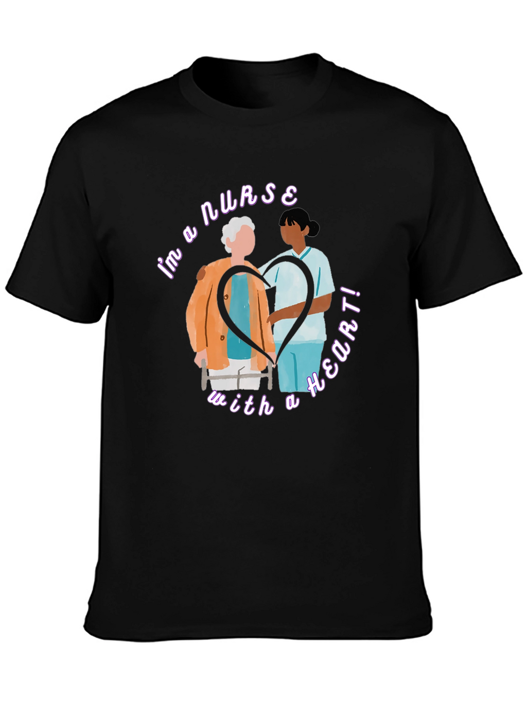 Nurse With A Heart T-Shirt