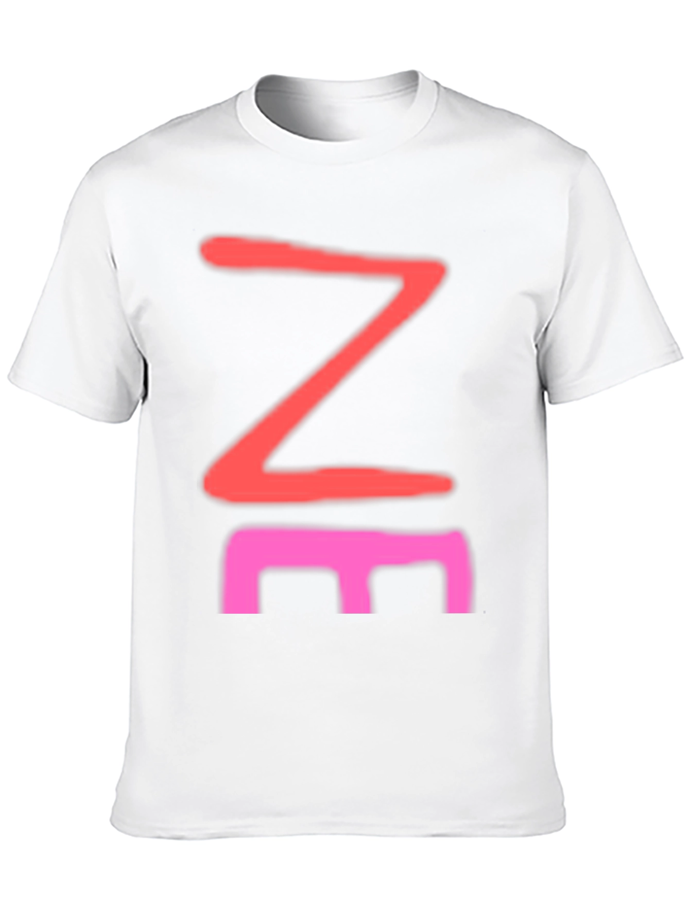 Abstract Graphic Tee - Black Cotton Blend