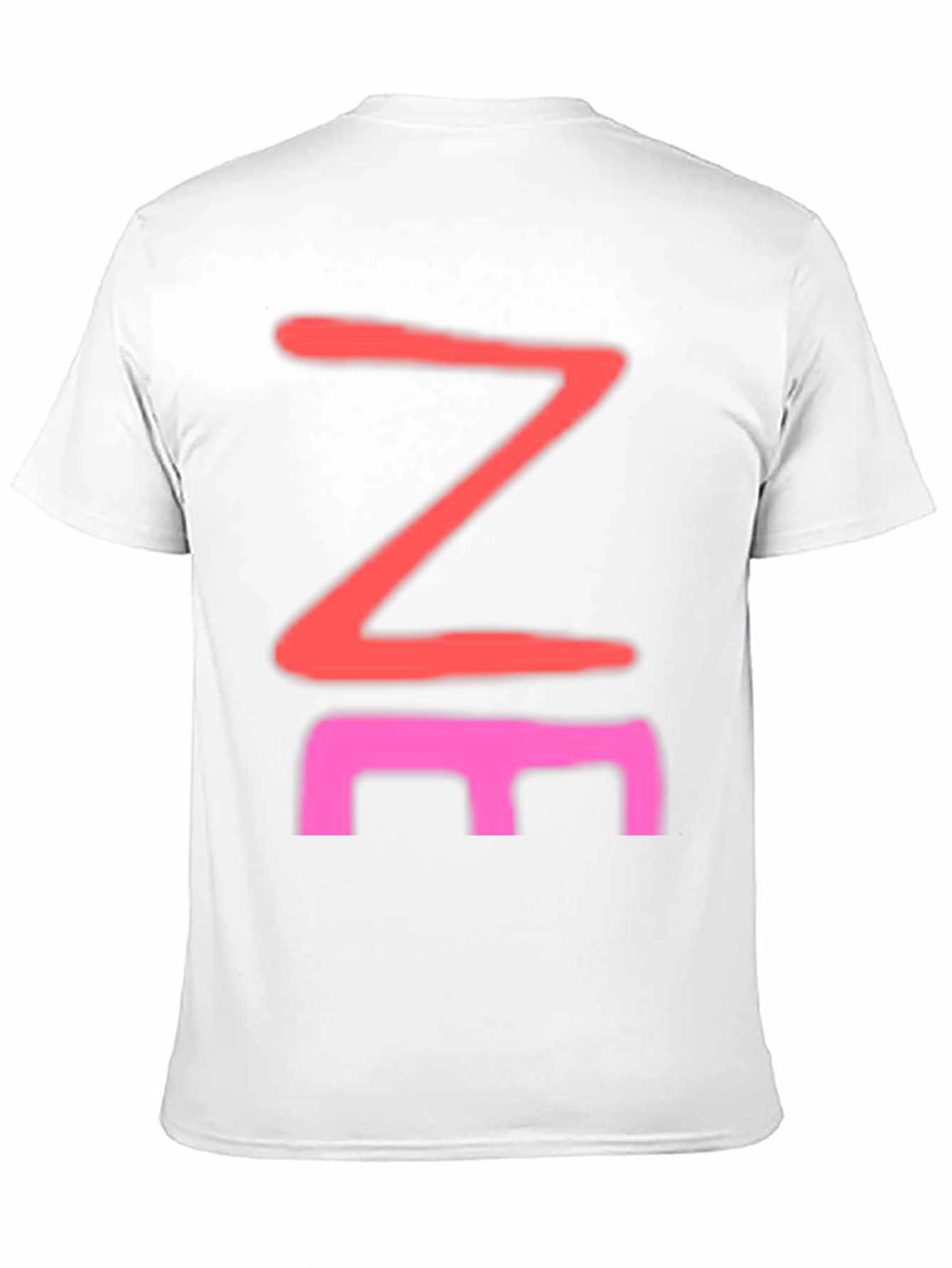 Abstract Graphic Tee - Black Cotton Blend