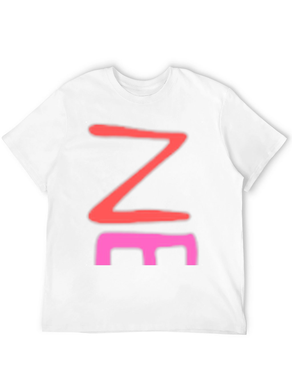 Abstract Graphic Tee - Black Cotton Blend