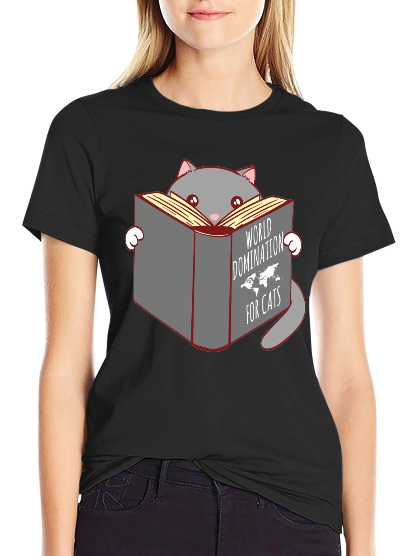Cat World Domination T-Shirt: Hilarious Cat Lover Tee