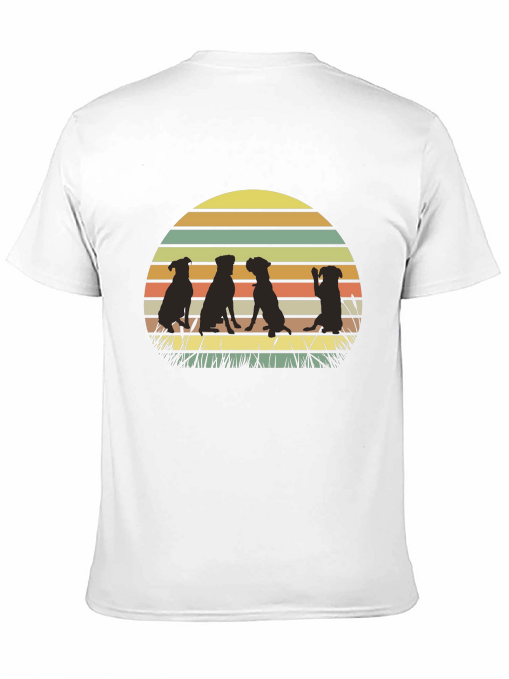 Dog Silhouette Sunset T-Shirt