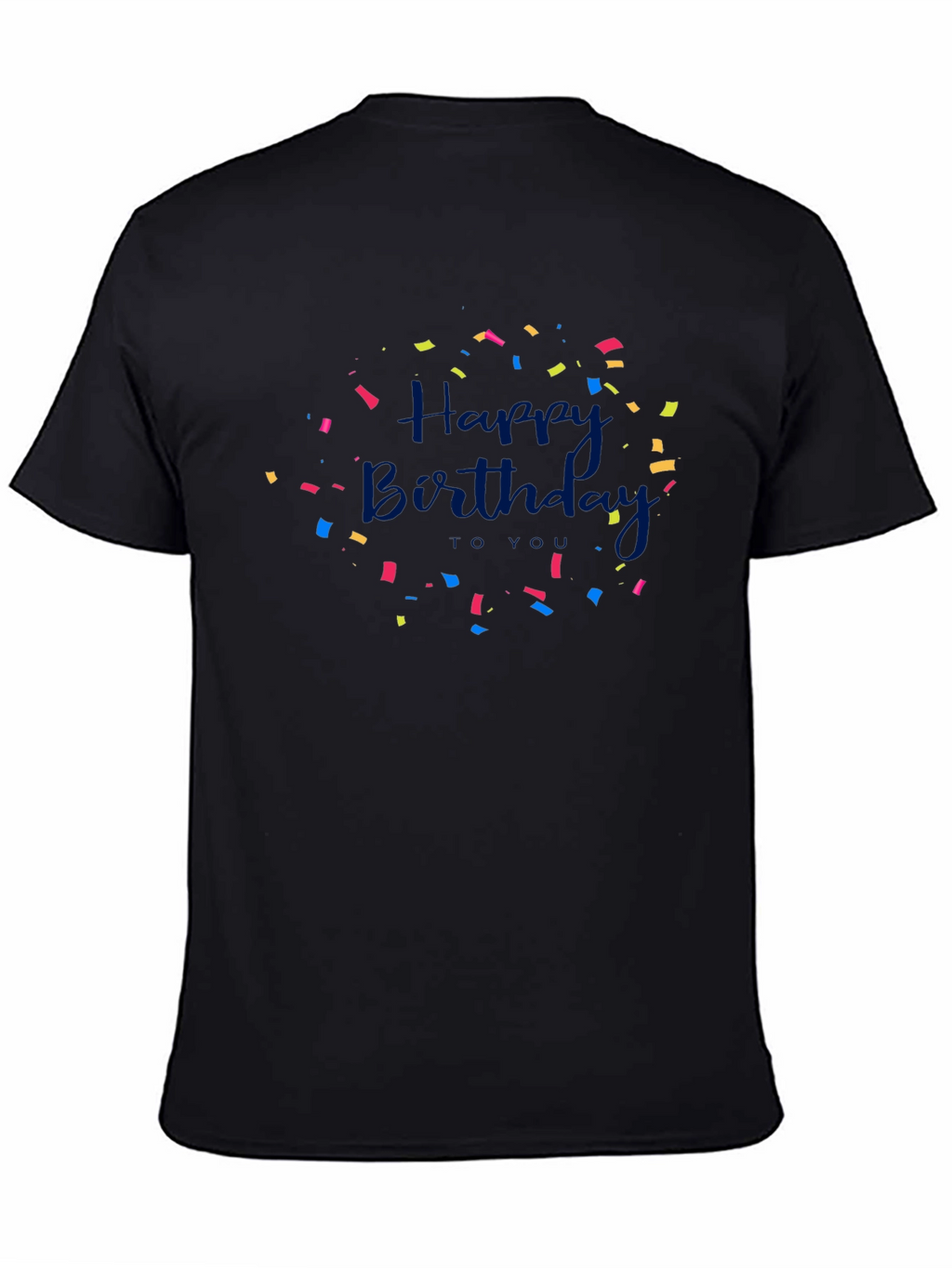 Happy Birthday Confetti Graphic T-Shirt