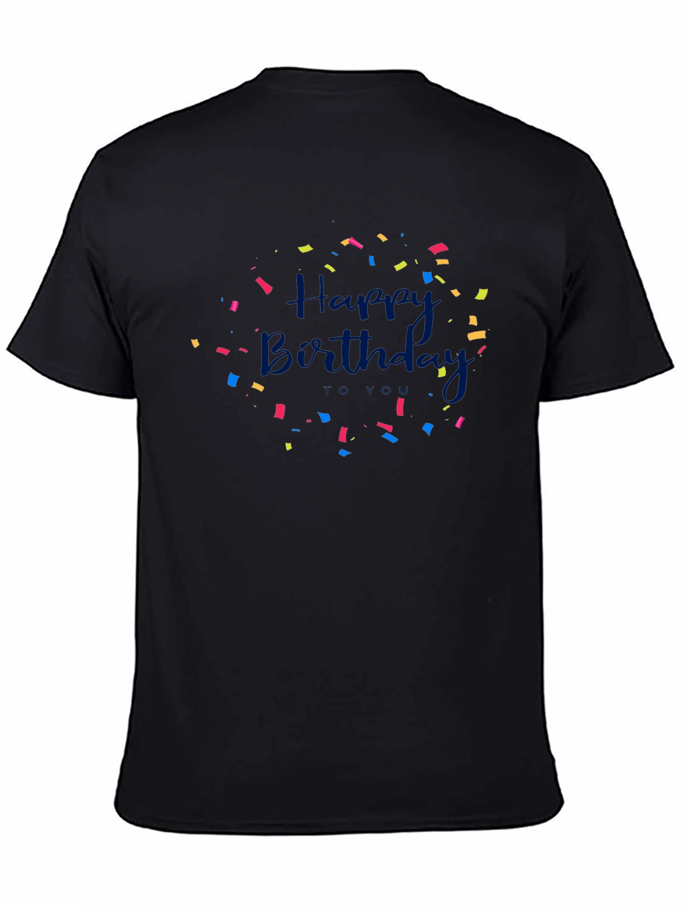 Happy Birthday Confetti Graphic T-Shirt