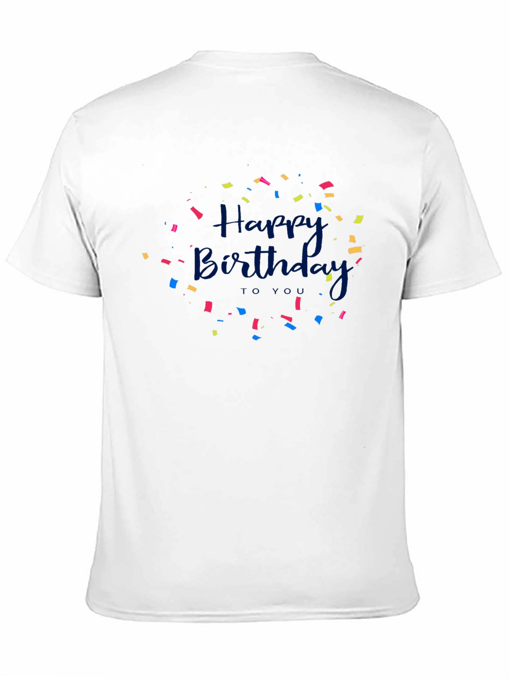 Happy Birthday Confetti Graphic T-Shirt