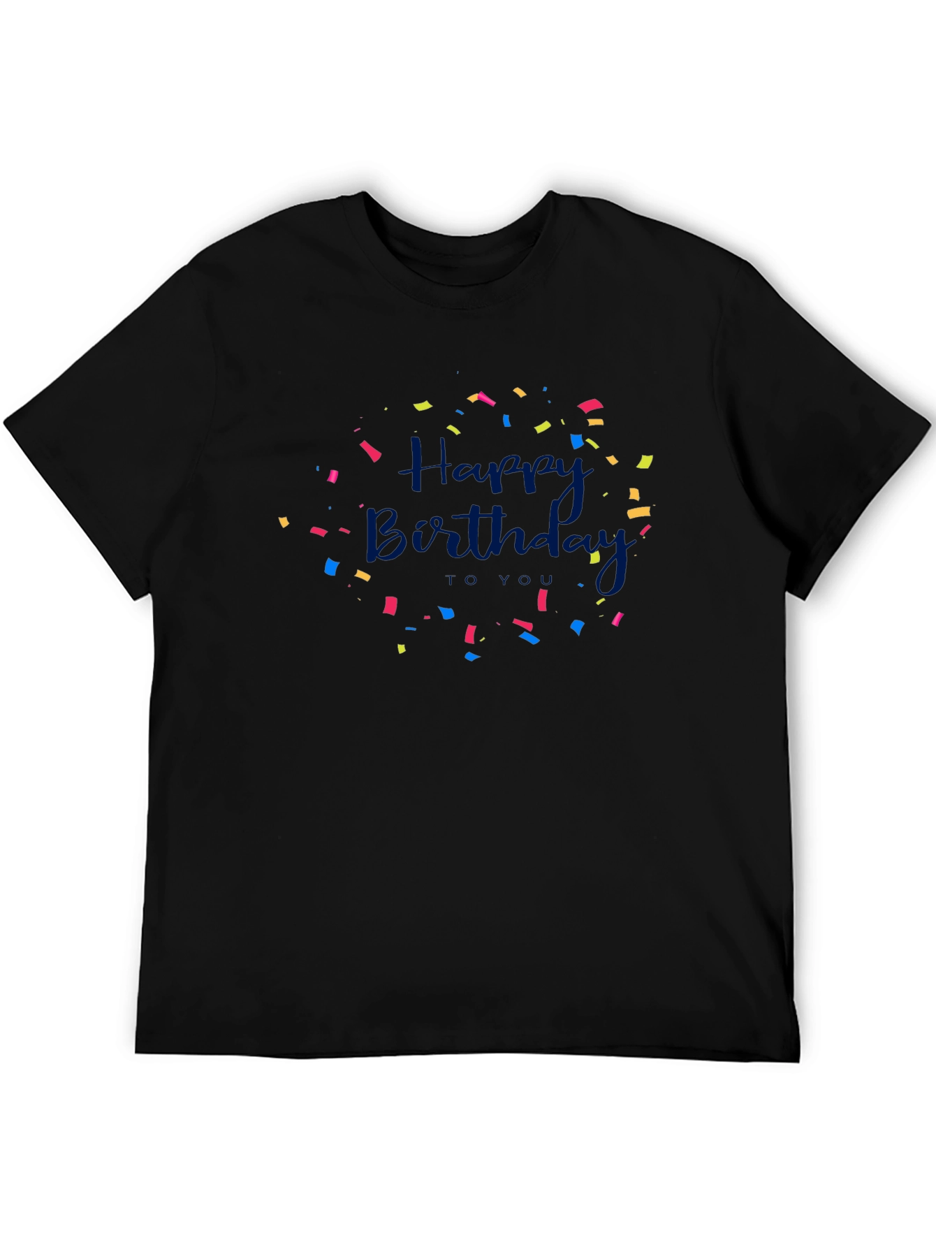 Happy Birthday Confetti Graphic T-Shirt