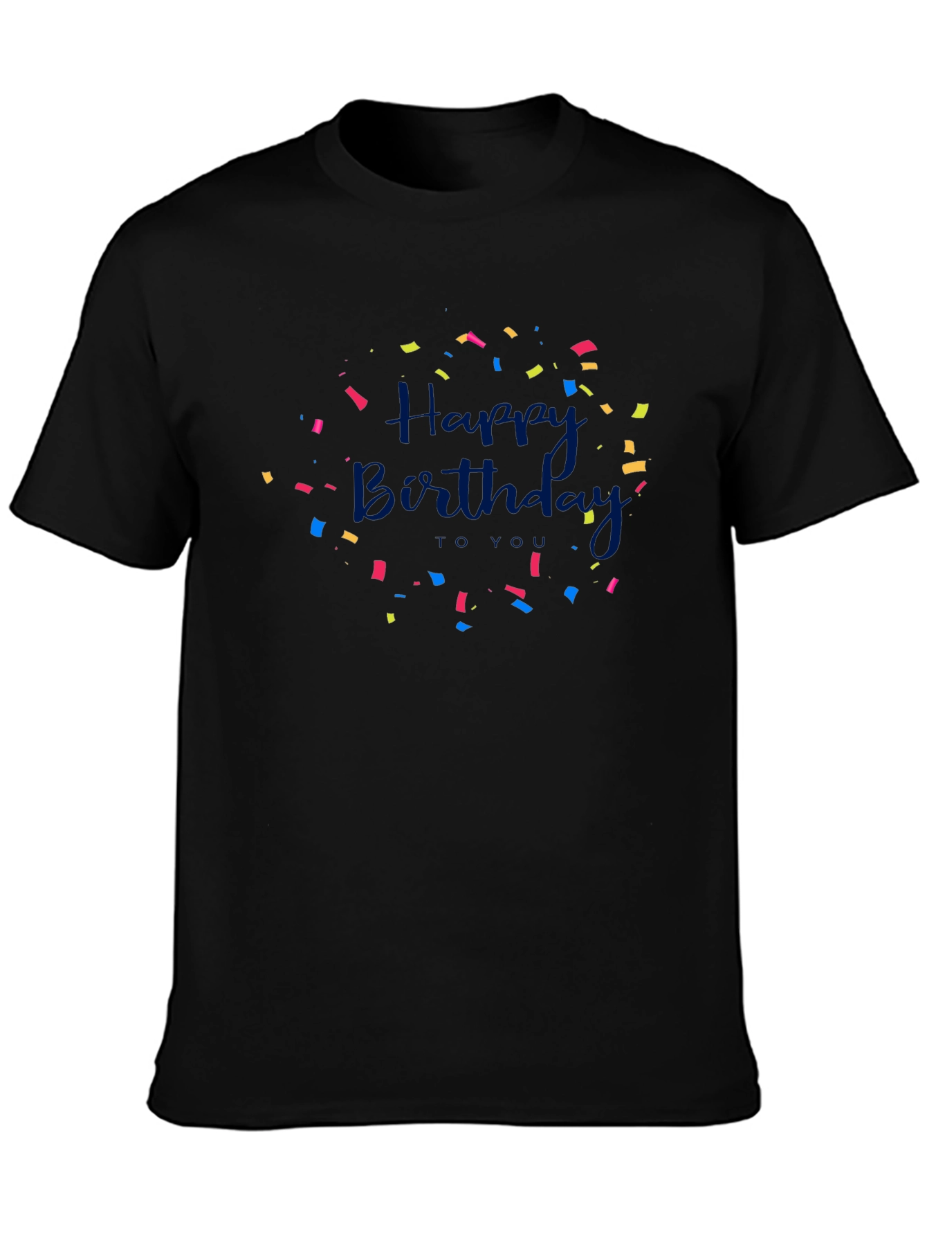 Happy Birthday Confetti Graphic T-Shirt