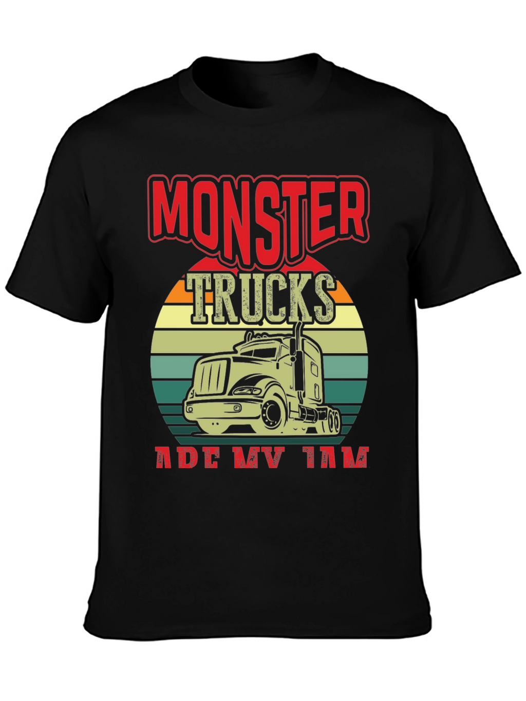 Monster Trucks Are My Jam Graphic T-Shirt