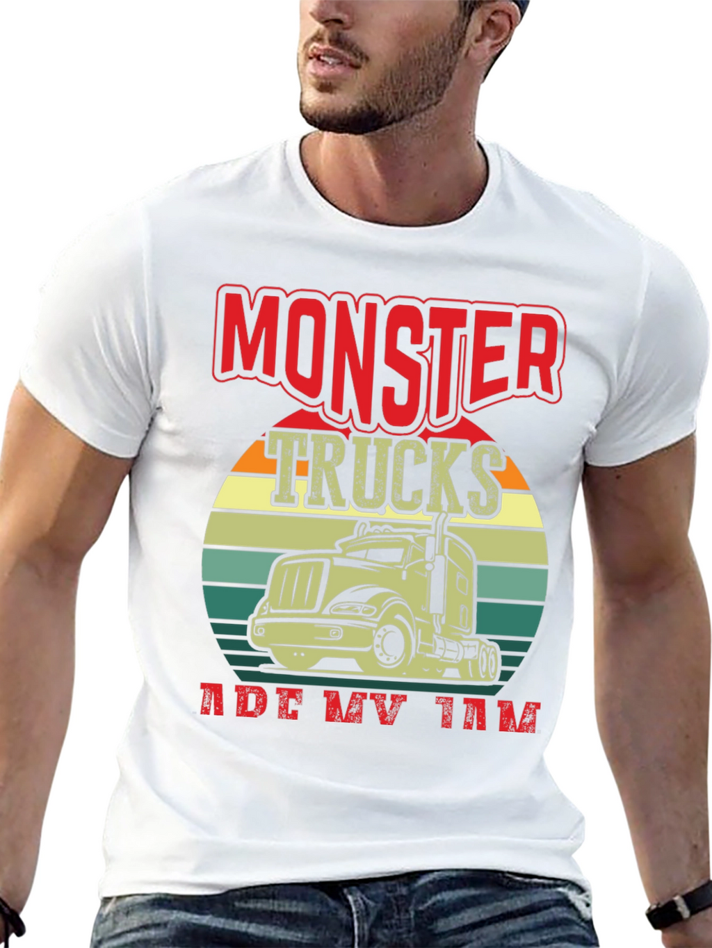Monster Trucks Are My Jam Graphic T-Shirt