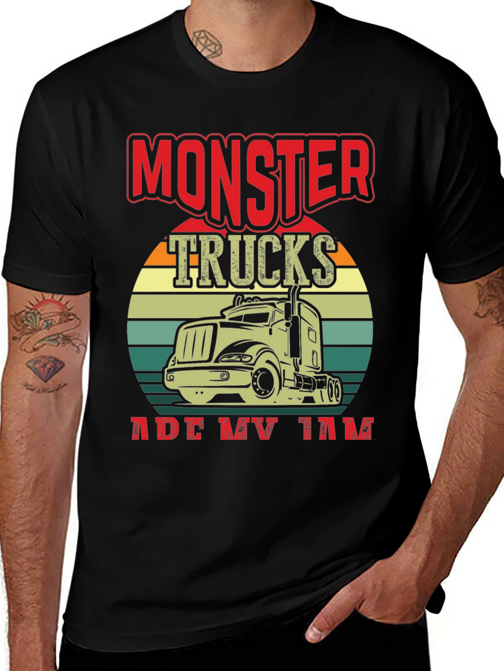 Monster Trucks Are My Jam Graphic T-Shirt