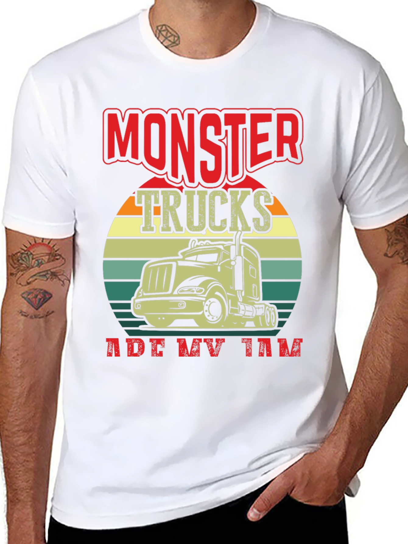 Monster Trucks Are My Jam Graphic T-Shirt