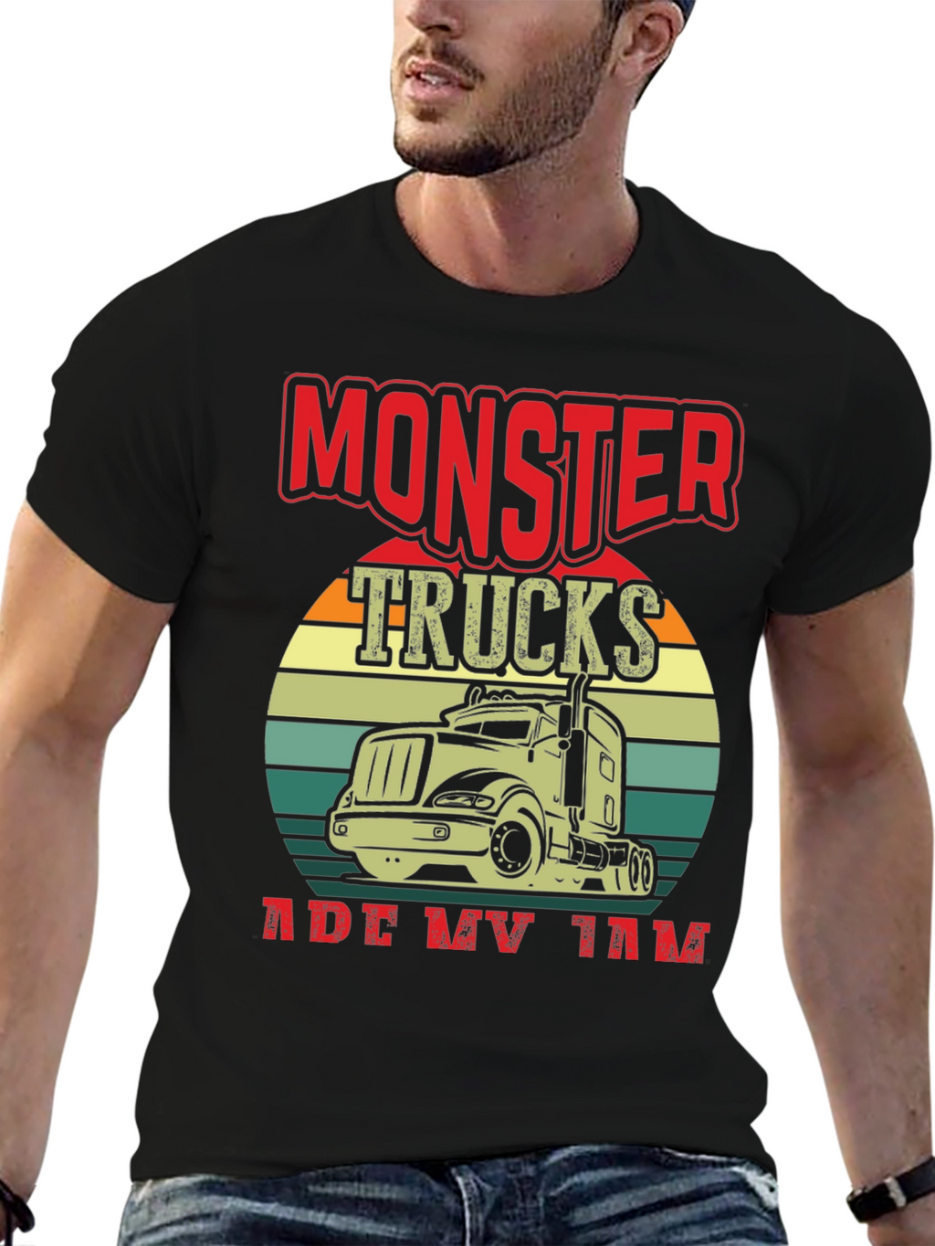 Monster Trucks Are My Jam Graphic T-Shirt