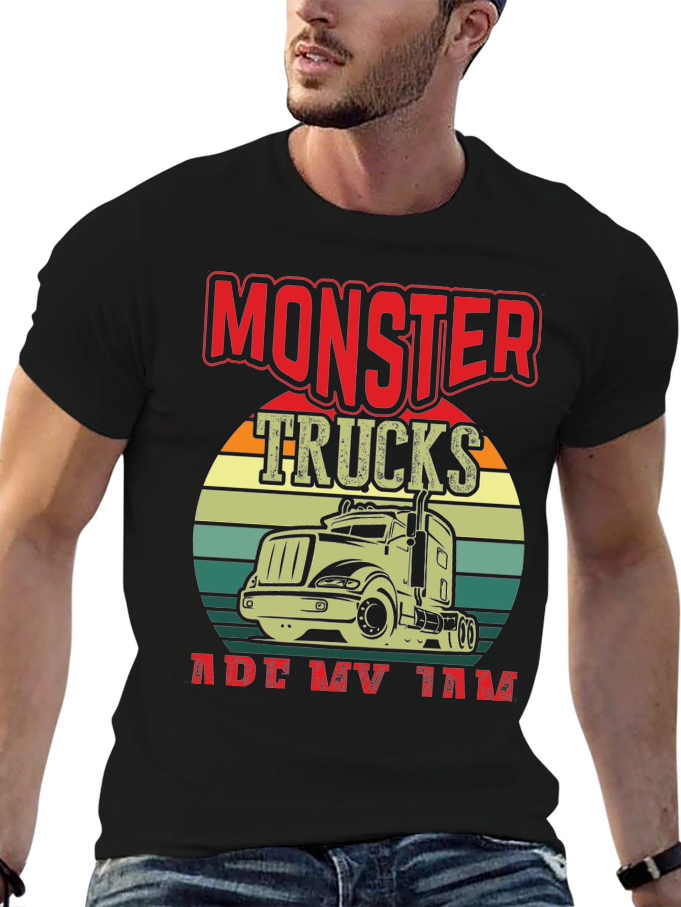 Monster Trucks Are My Jam Graphic T-Shirt