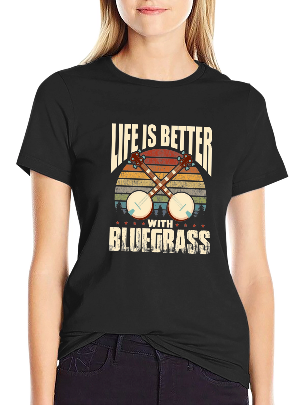 Life Is Better with Bluegrass Music T-Shirt