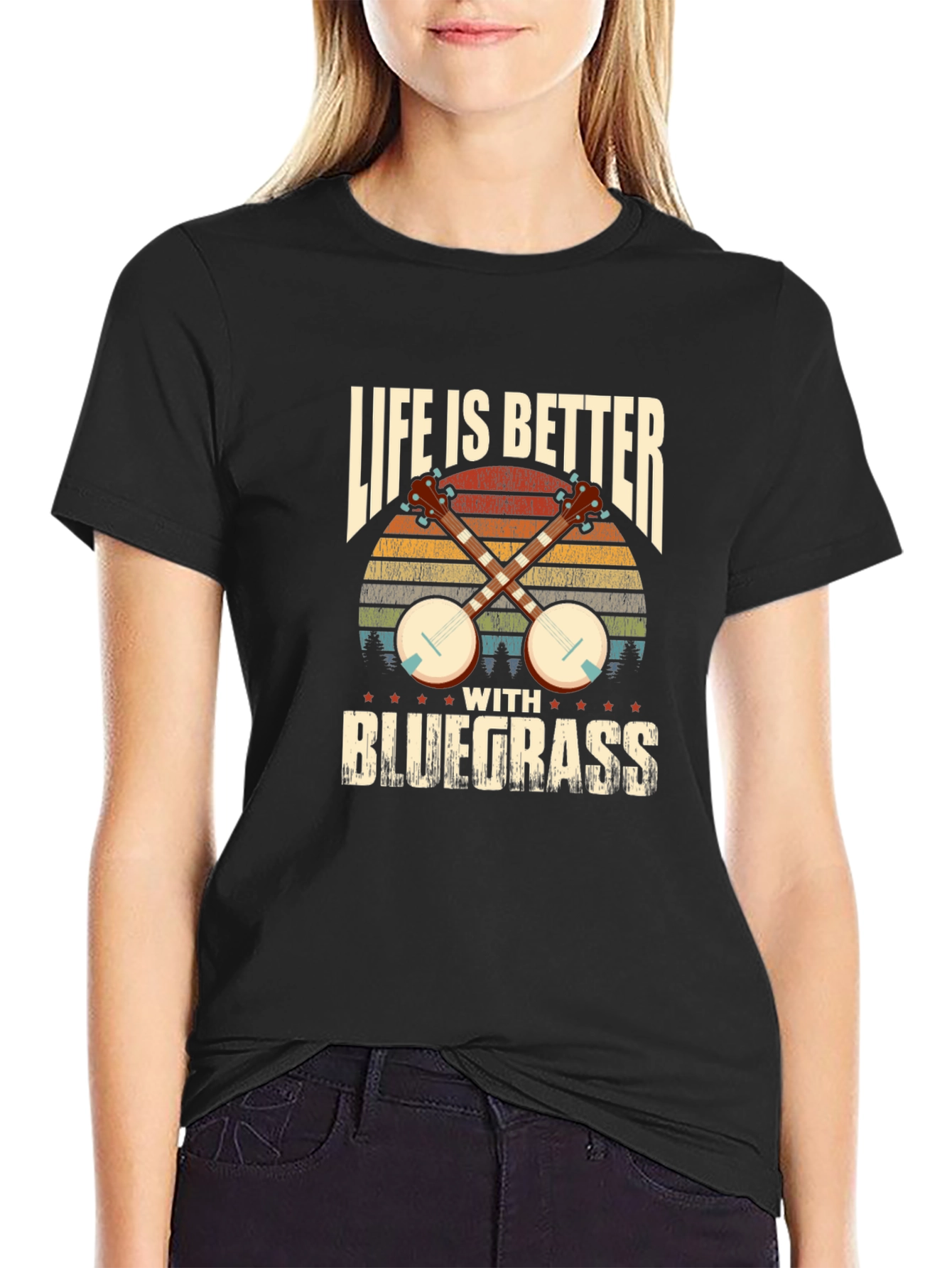 Life Is Better with Bluegrass Music T-Shirt