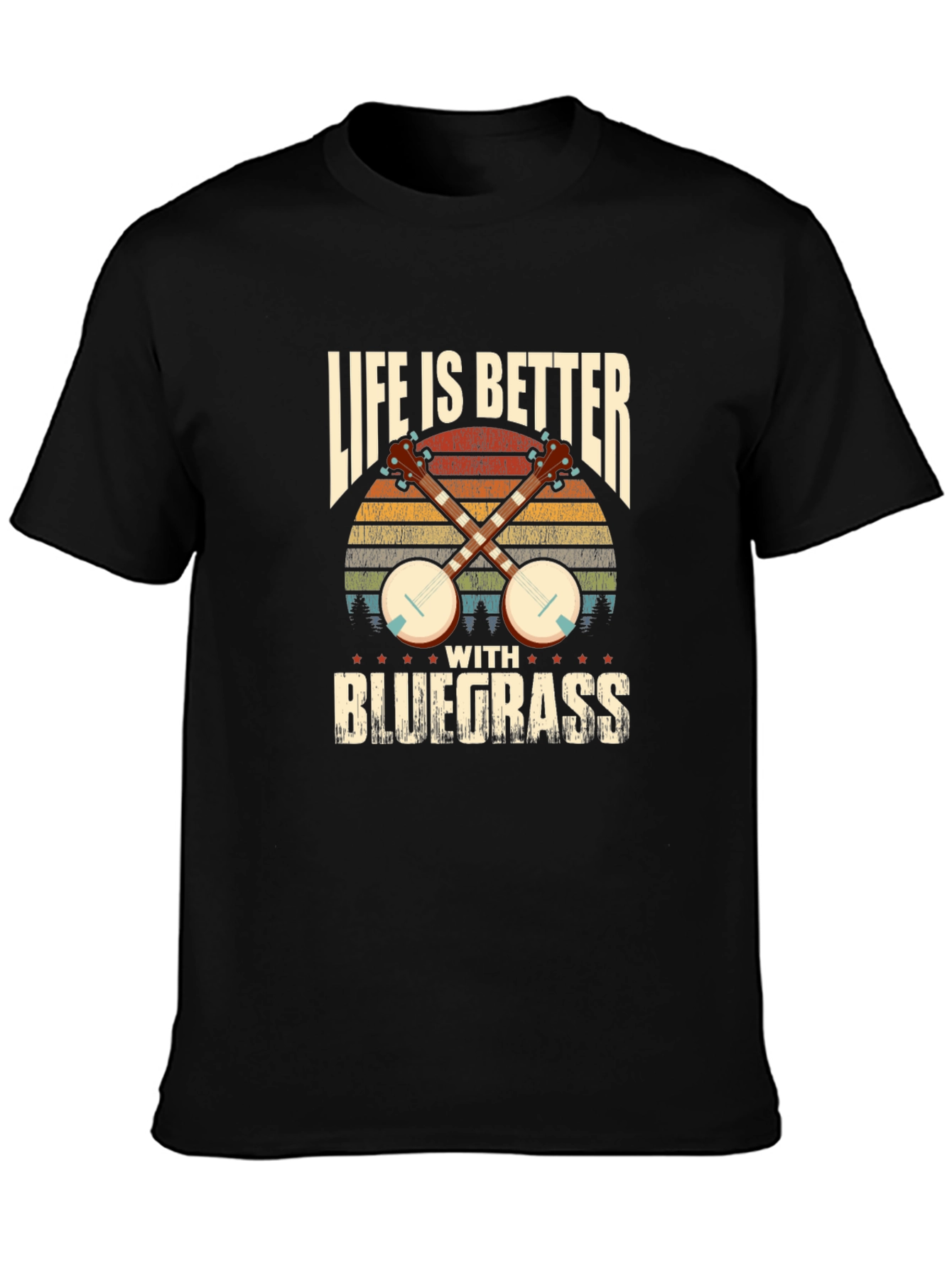 Life Is Better with Bluegrass Music T-Shirt