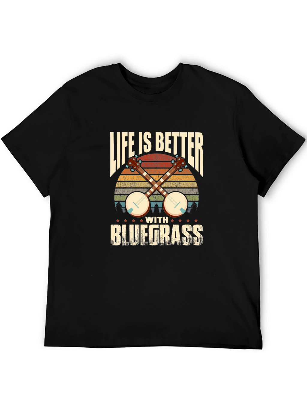 Life Is Better with Bluegrass Music T-Shirt