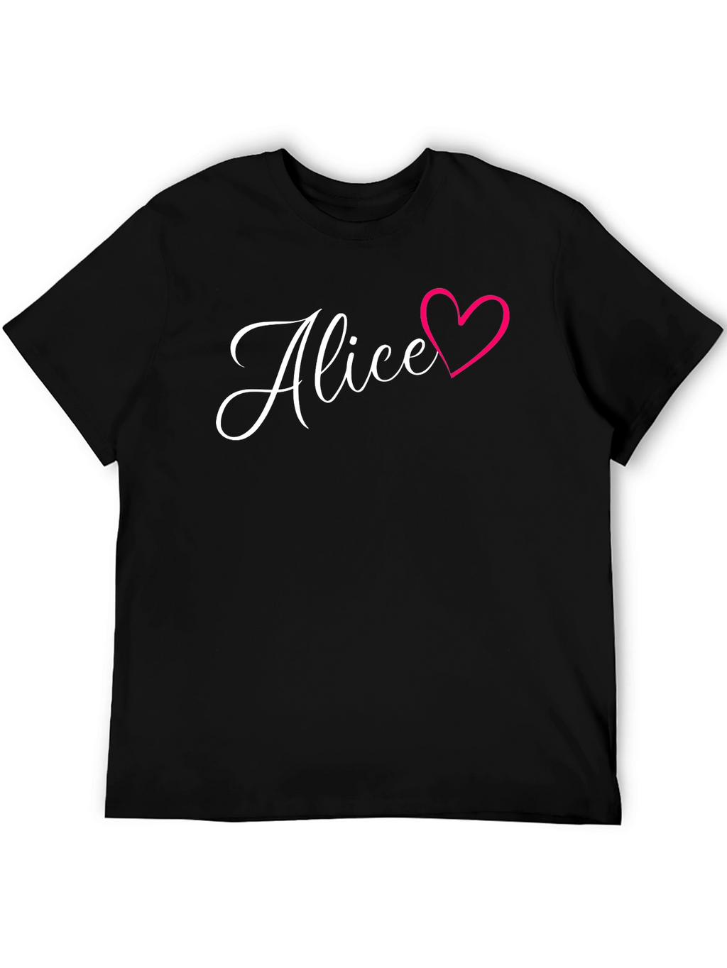 Alice Heart T-Shirt - Stylish Personalized Tee