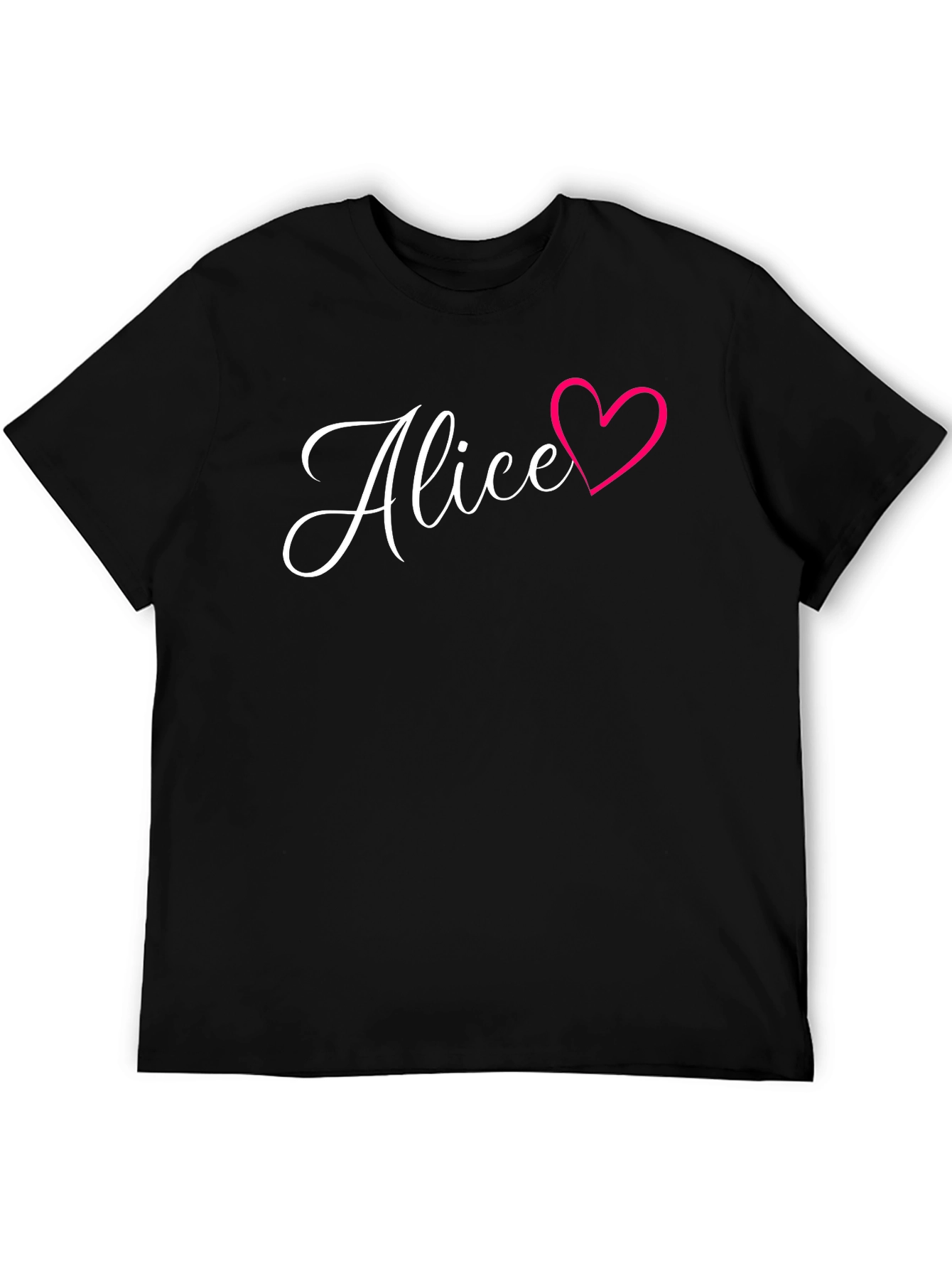 Alice Heart T-Shirt - Stylish Personalized Tee