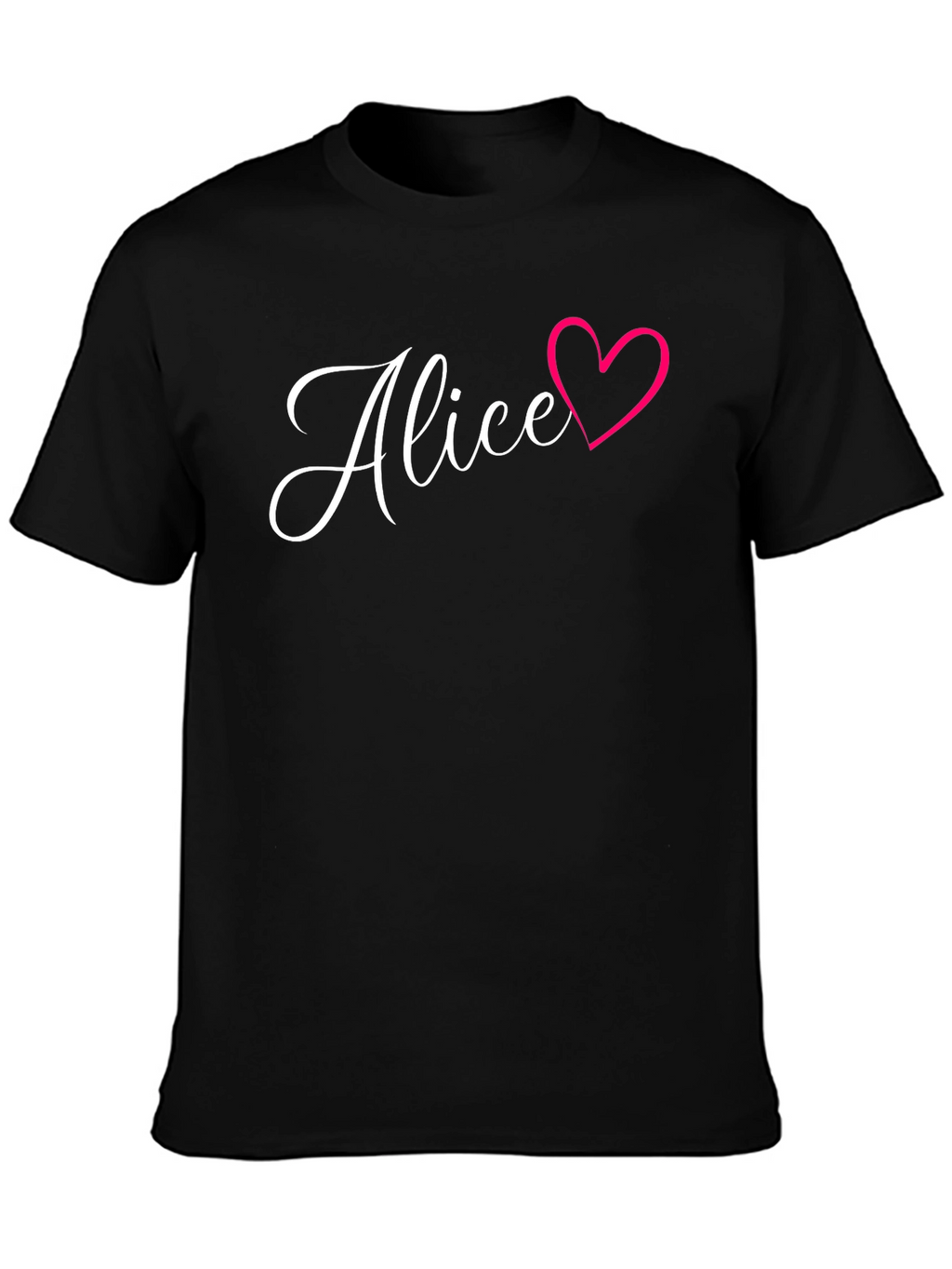 Alice Heart T-Shirt - Stylish Personalized Tee