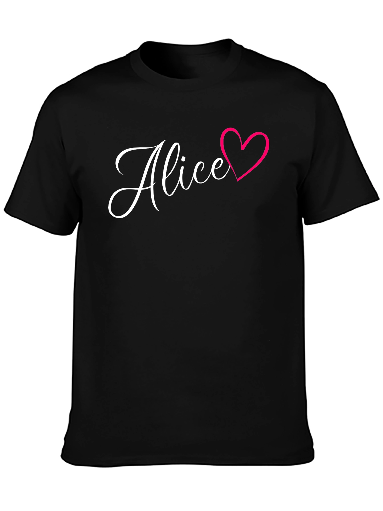 Alice Heart T-Shirt - Stylish Personalized Tee