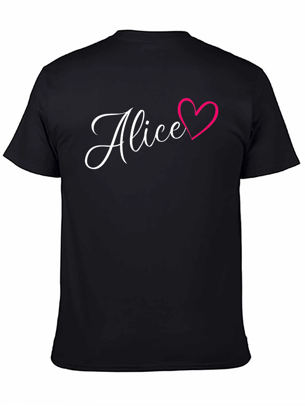 Alice Heart T-Shirt - Stylish Personalized Tee