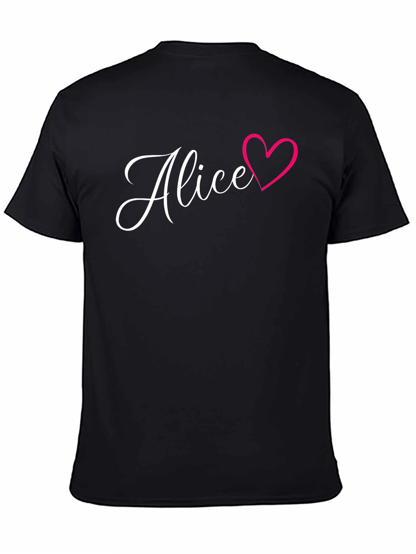 Alice Heart T-Shirt - Stylish Personalized Tee
