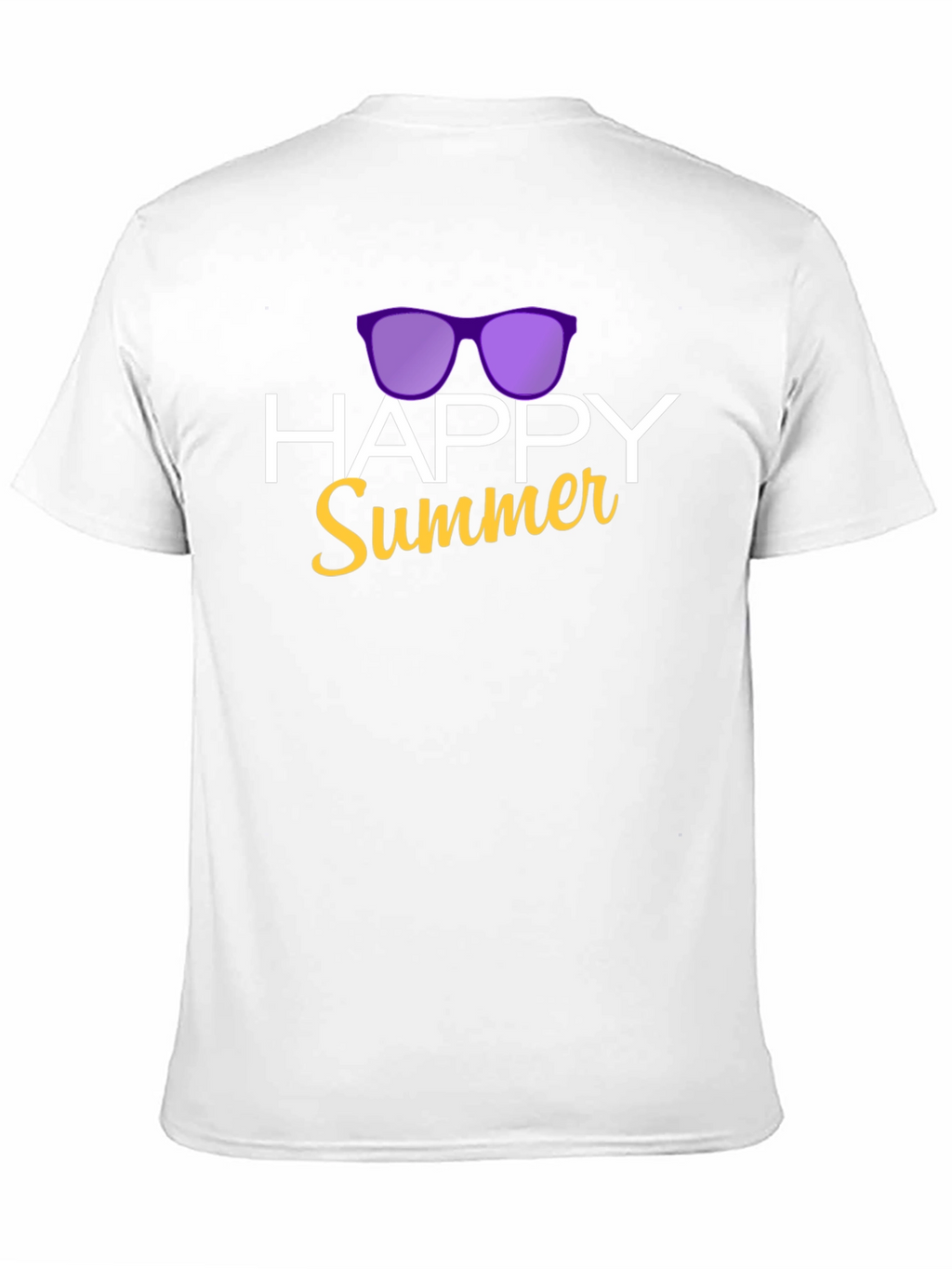 Happy Summer Graphic T-Shirt - Black