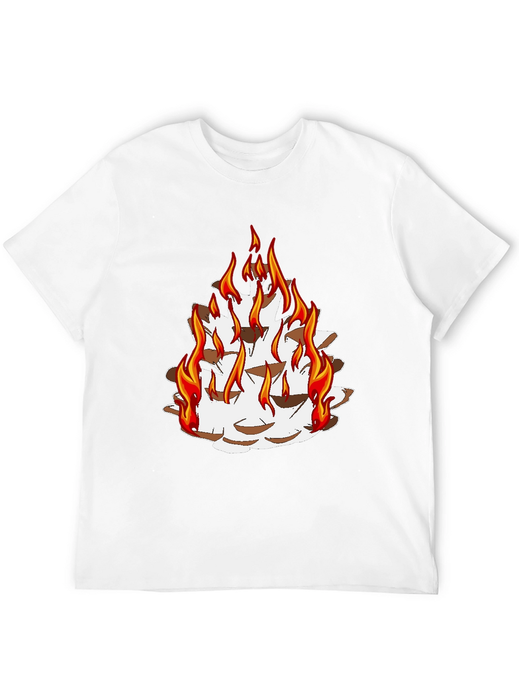 Fiery Pine Cone Graphic Tee - Unisex