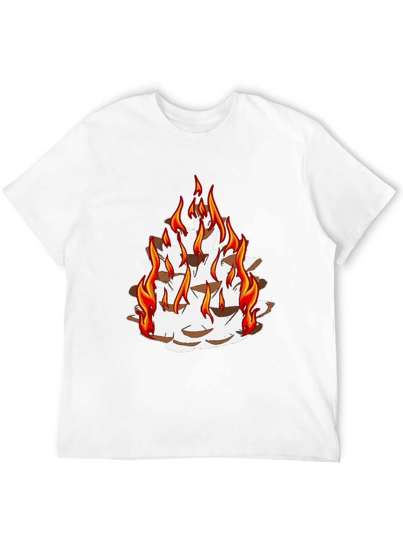 Fiery Pine Cone Graphic Tee - Unisex