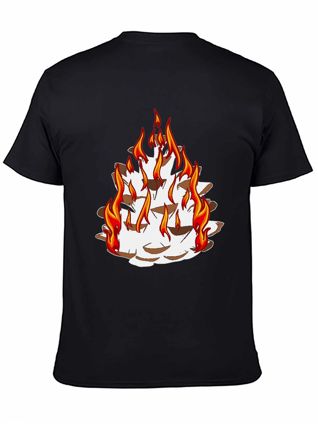 Fiery Pine Cone Graphic Tee - Unisex