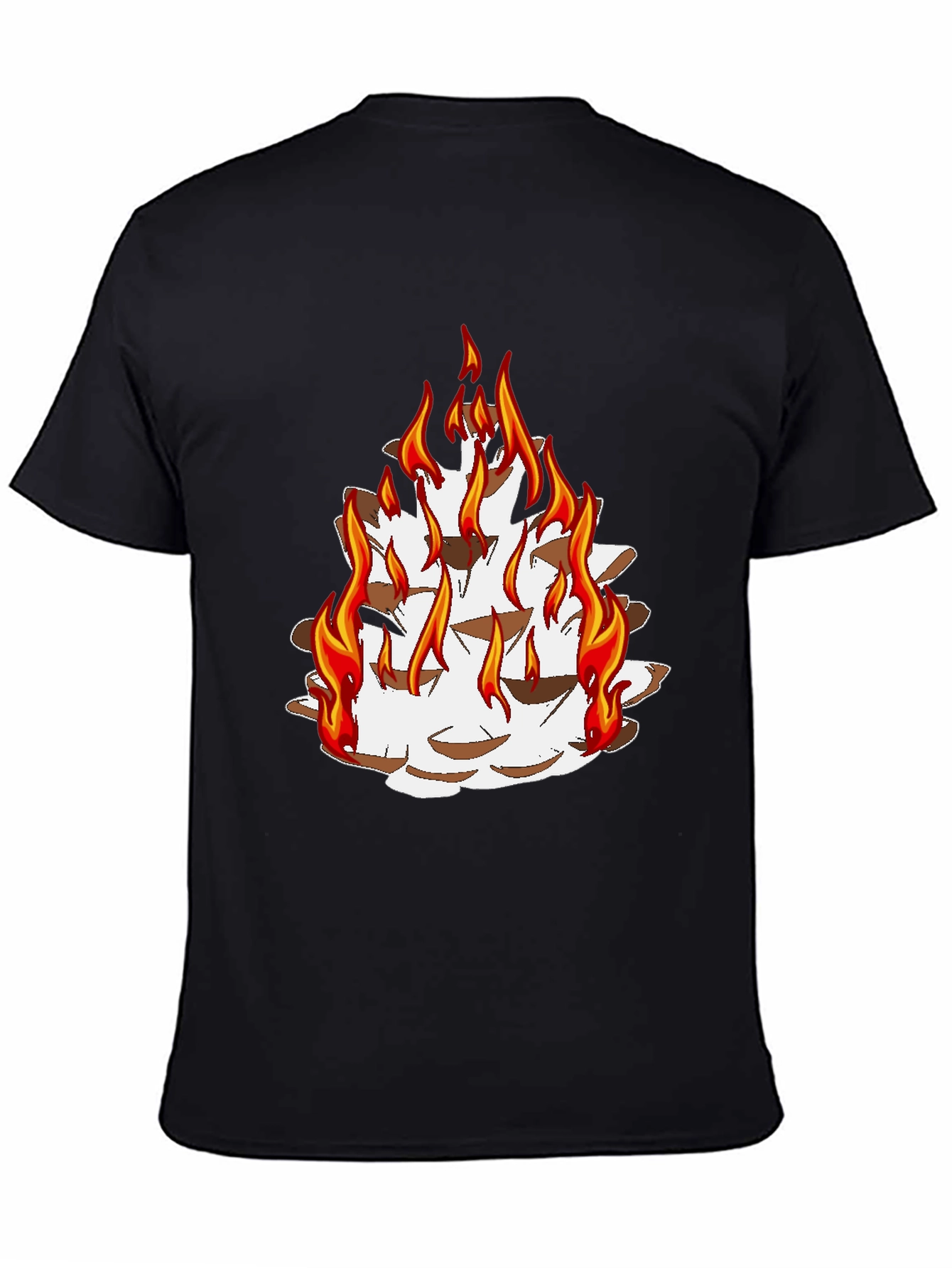 Fiery Pine Cone Graphic Tee - Unisex