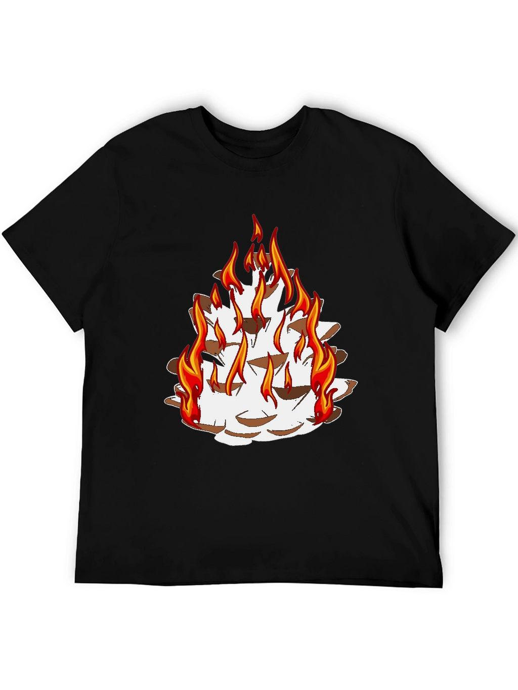 Fiery Pine Cone Graphic Tee - Unisex