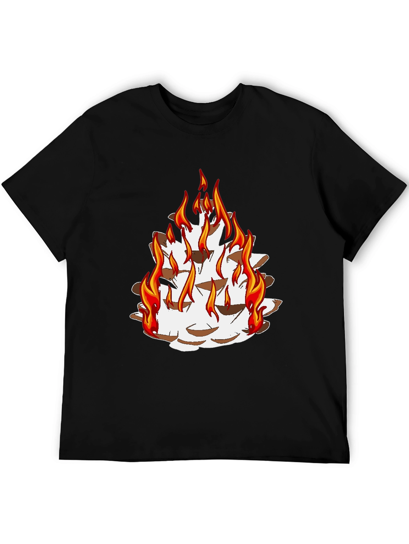 Fiery Pine Cone Graphic Tee - Unisex