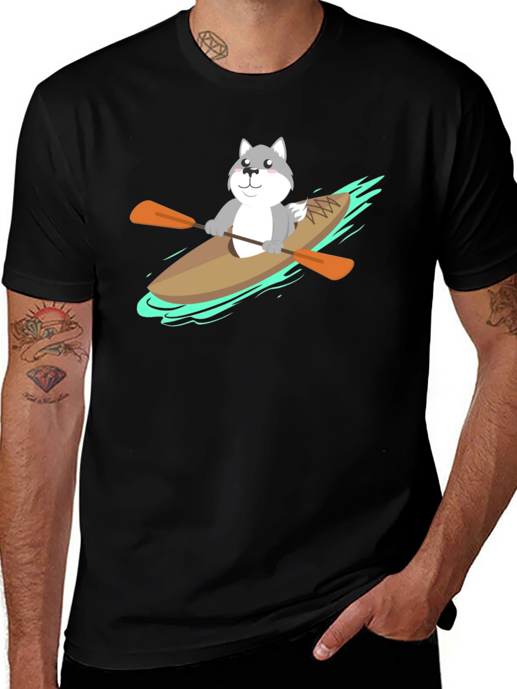 Kayak Pup T-Shirt - Adventure Ready!