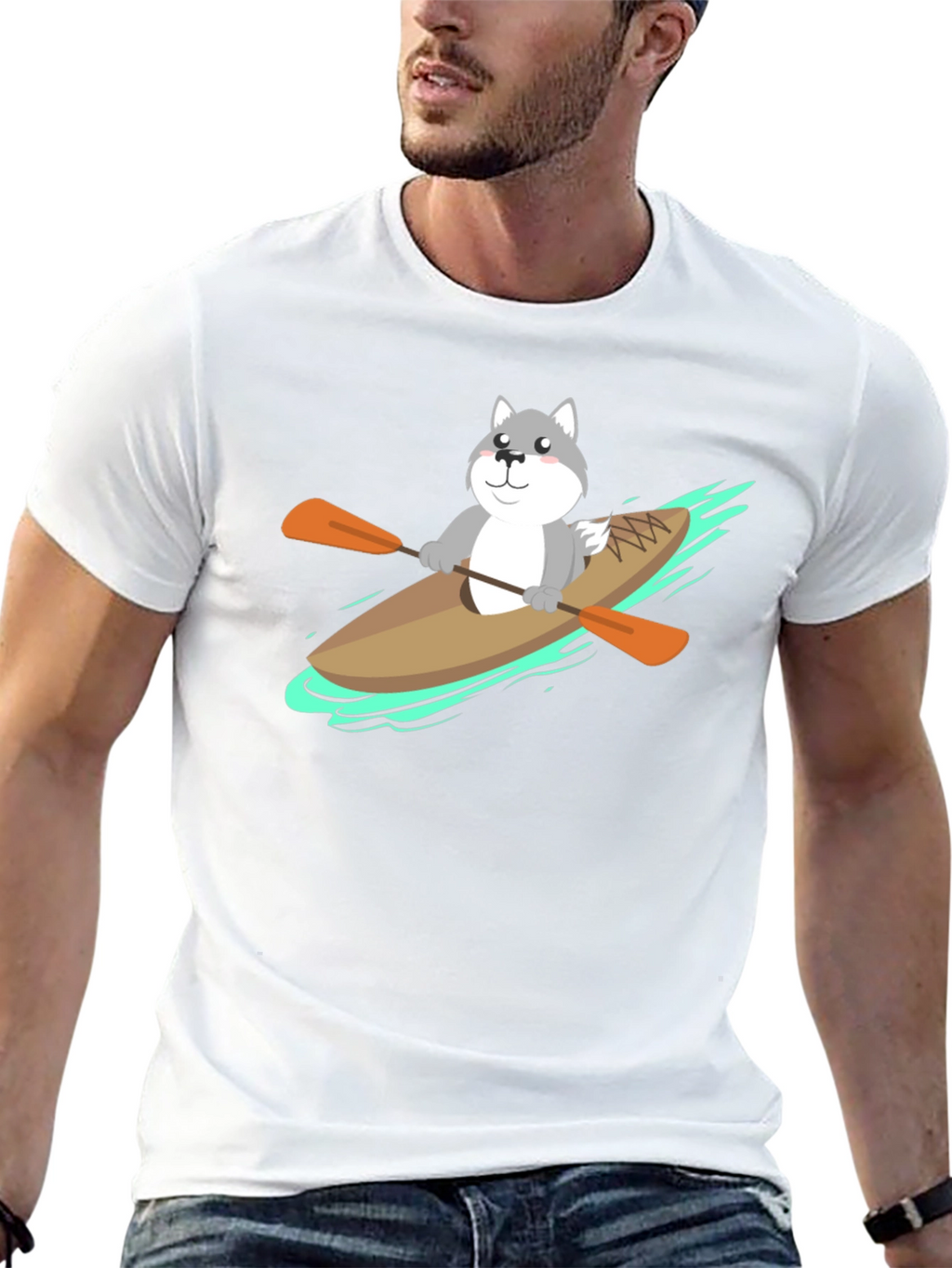 Kayak Pup T-Shirt - Adventure Ready!