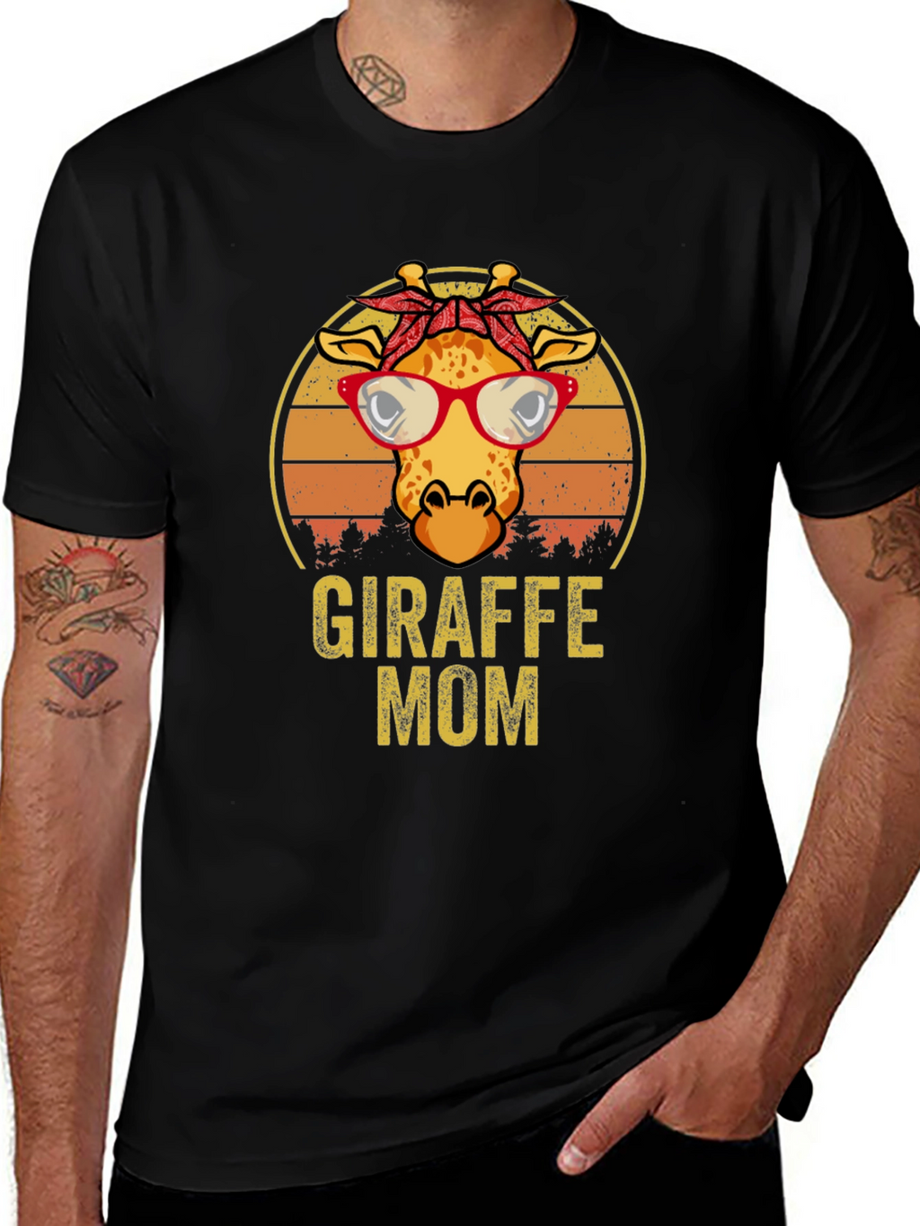 Giraffe Mom T-Shirt