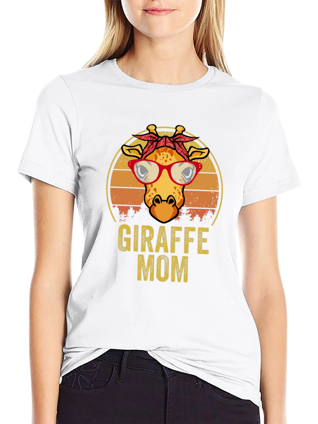 Giraffe Mom T-Shirt