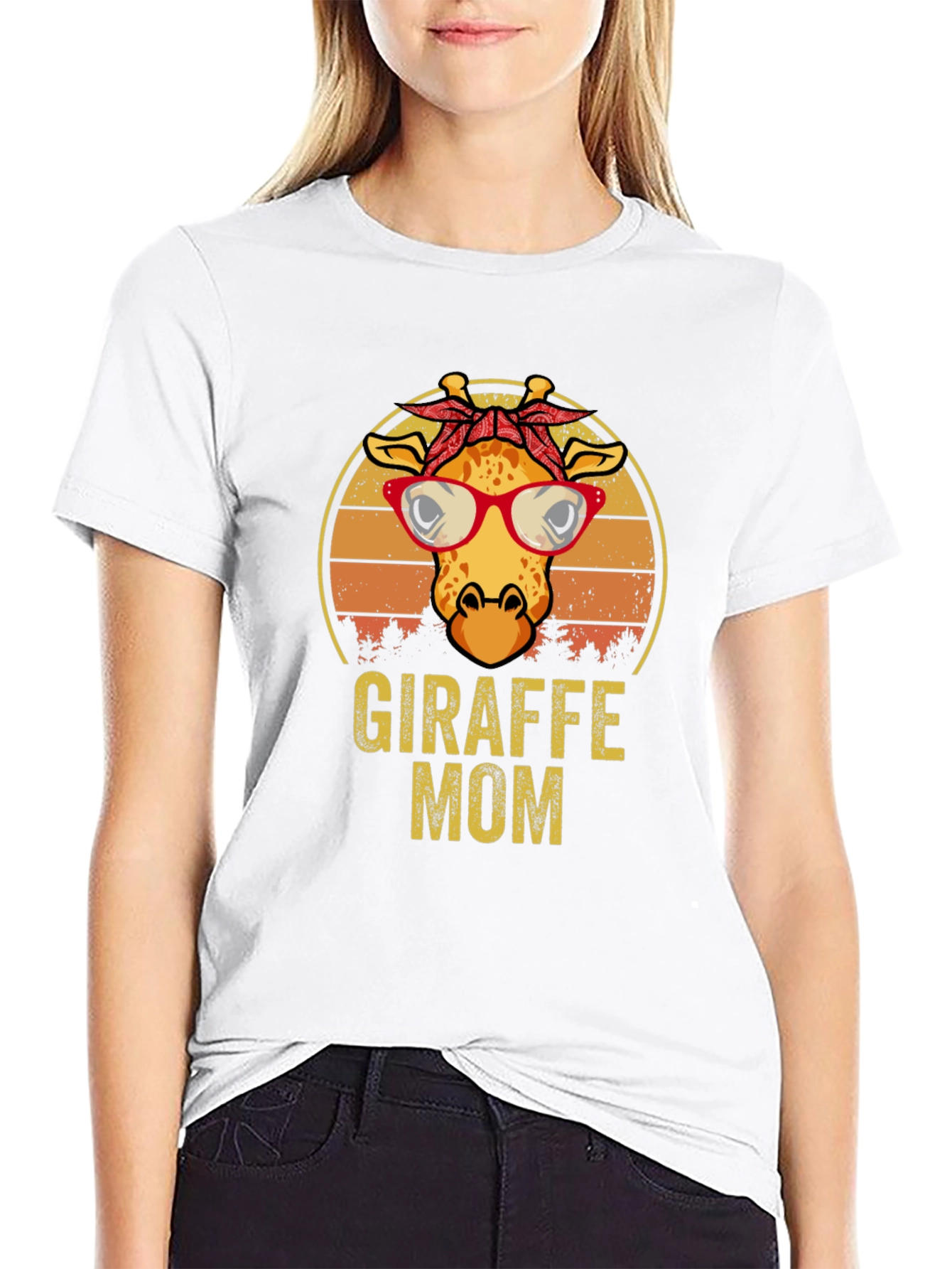 Giraffe Mom T-Shirt