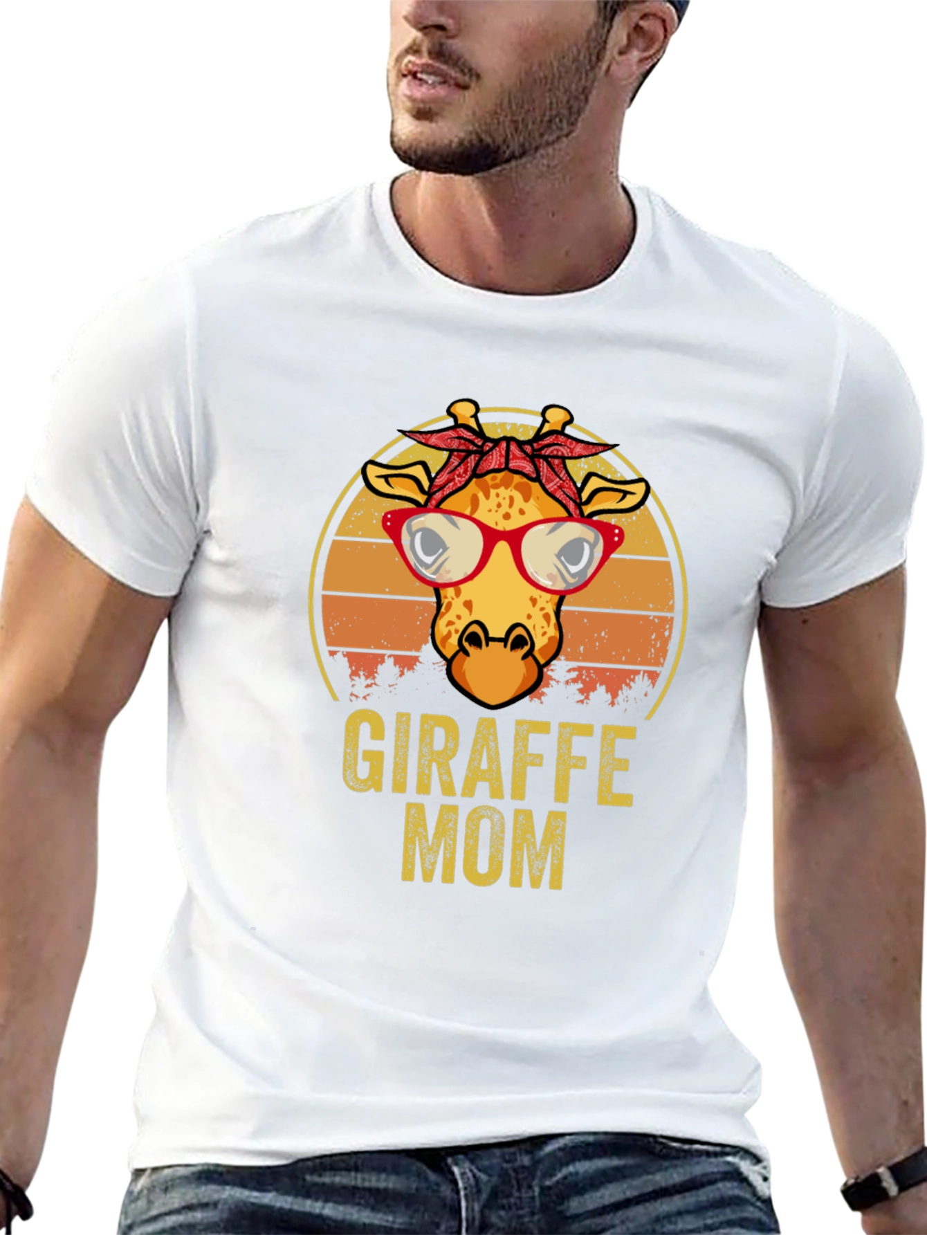 Giraffe Mom T-Shirt