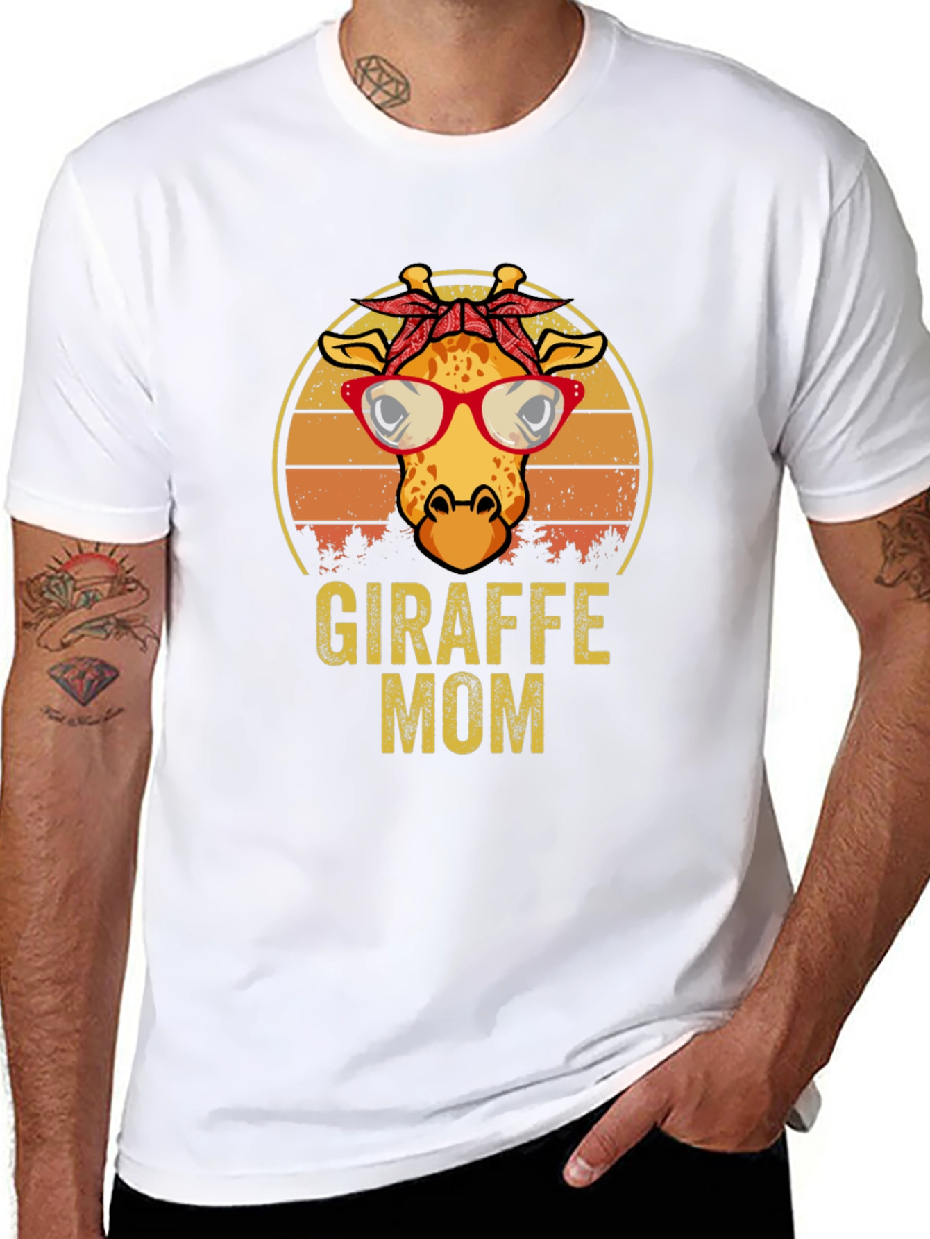 Giraffe Mom T-Shirt