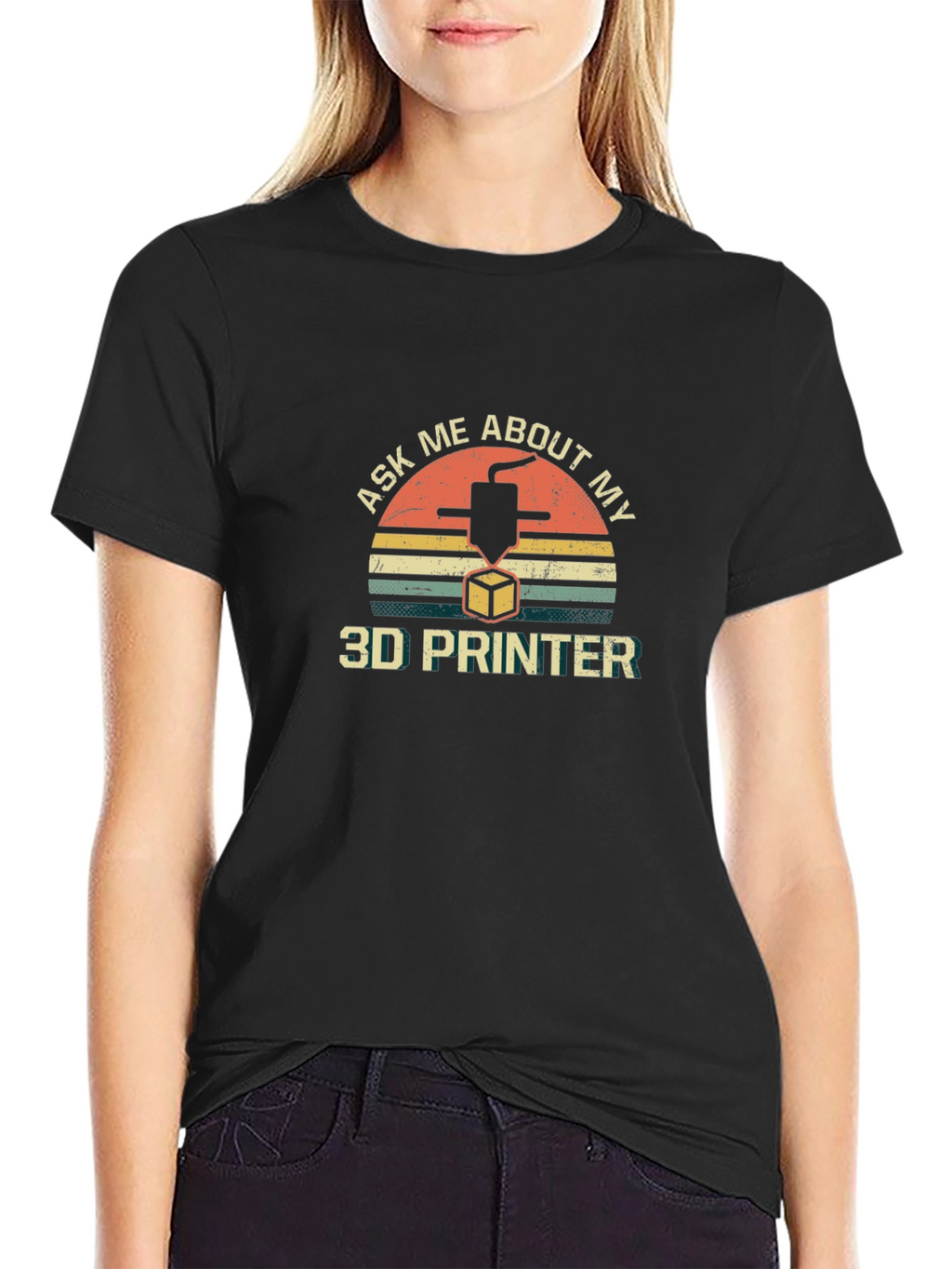 Ask Me About My 3D Printer T-Shirt