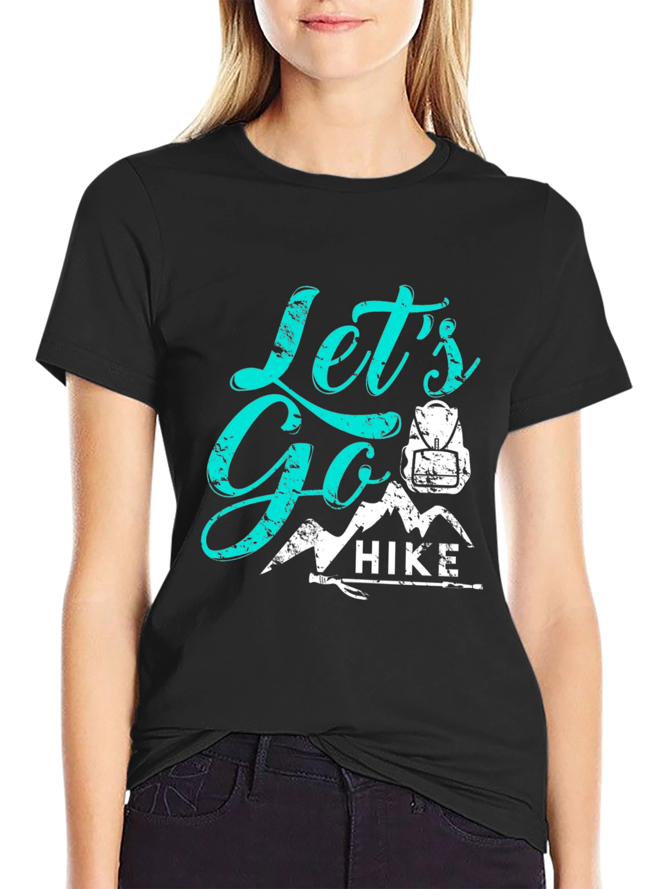 Lets Go Hike Graphic Tee - Adventure Awaits!