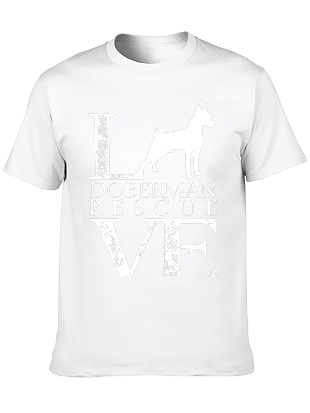 Doberman Rescue Love Graphic Tee
