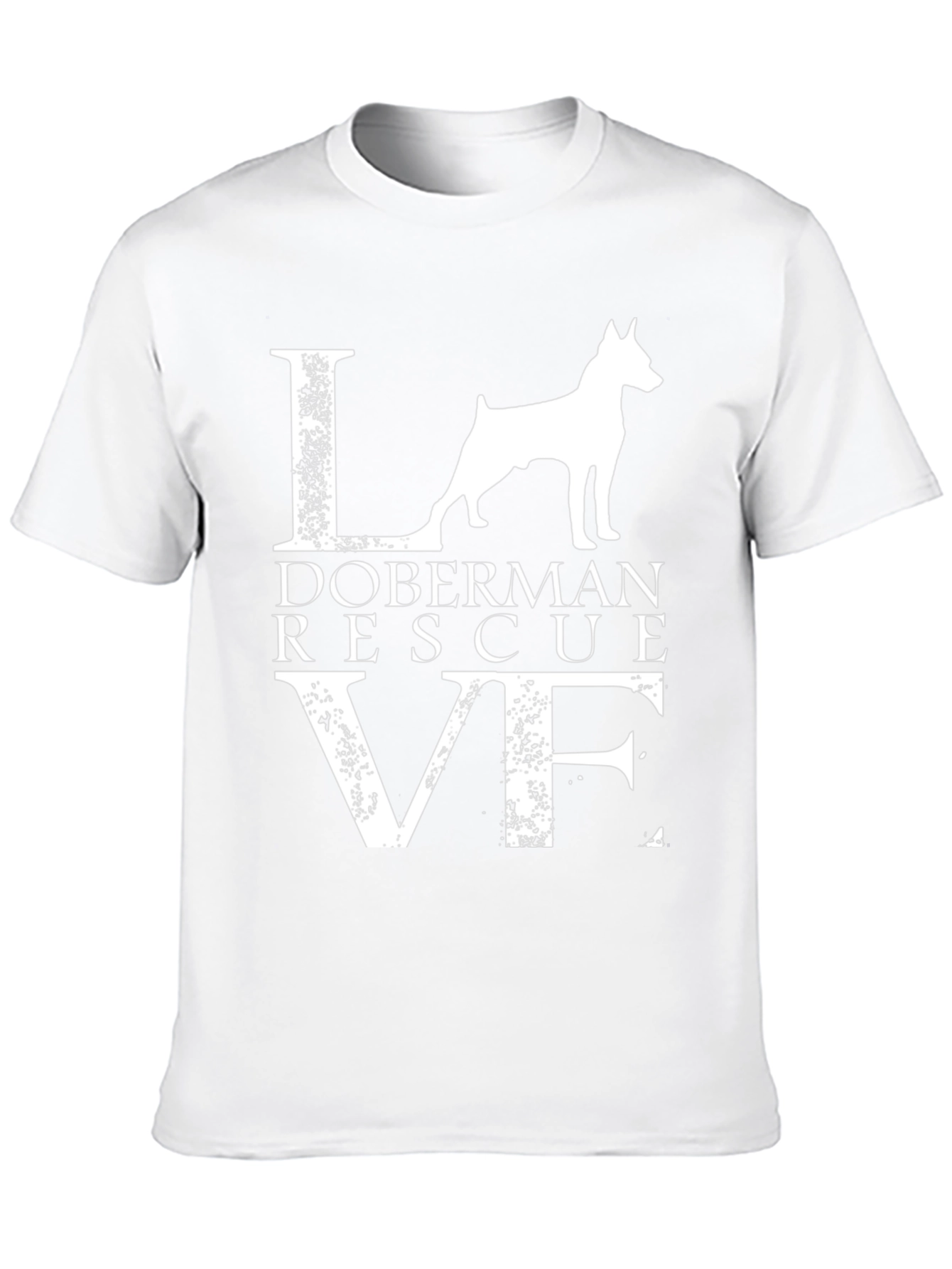 Doberman Rescue Love Graphic Tee
