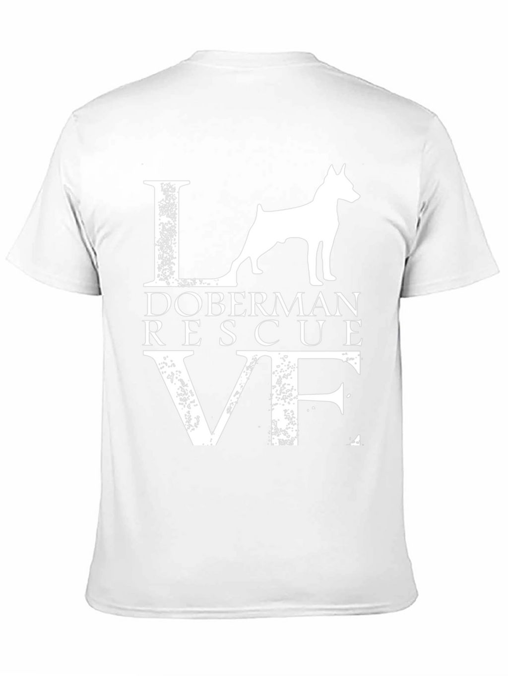 Doberman Rescue Love Graphic Tee