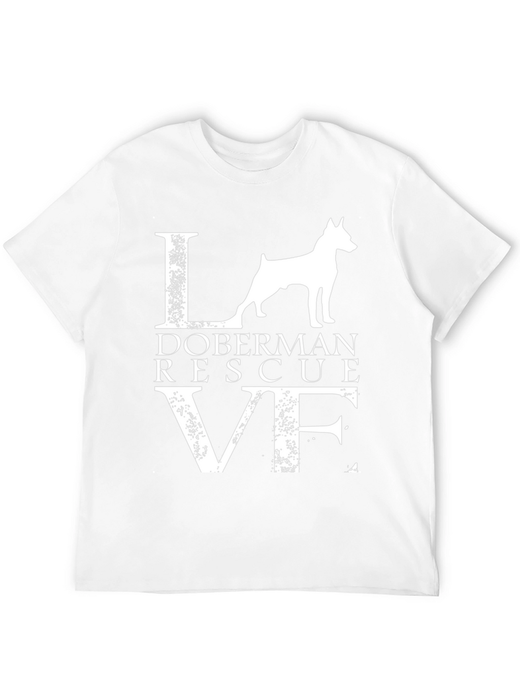 Doberman Rescue Love Graphic Tee
